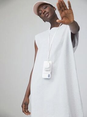 H&M Light GreyXXL Crew Neck Sleeveless Midi-Dress